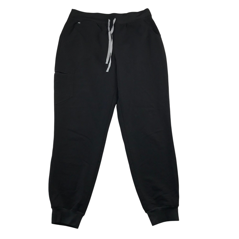 FIGS Technical Collection Black Scrub Joggers Mens XL Tall Drawstring Pockets
